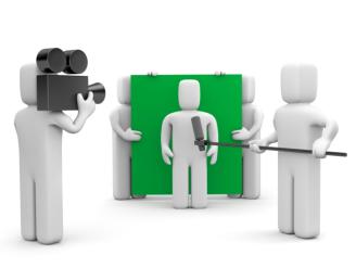 UKBiz.TV Film crew and green screen Film crew and green screen