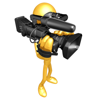 Man with video camera